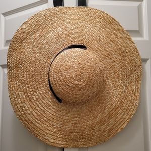 Large Brimmed Straw Hat